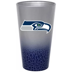 Seattle Seahawks 16oz. Crackle Pint Glass