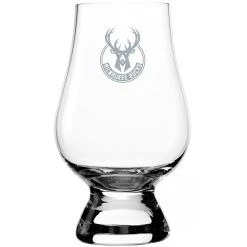 Milwaukee Bucks 6oz. Glencairn Whiskey Glass